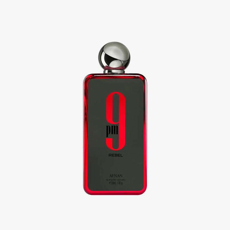 Bilde av parfymeflasken til 9pm Rebel Perfume 100ml EDP Afnan
