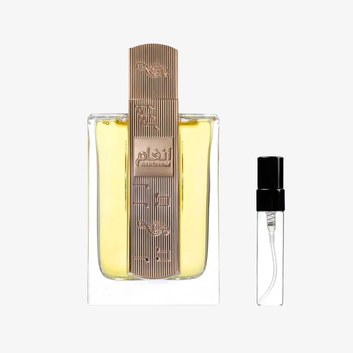 Angham by Lattafa Parfymeflaske og 3ml test flaske