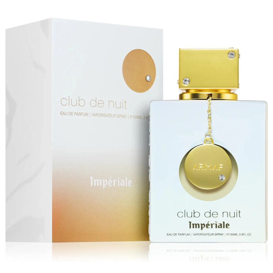 Esken og Parfymeflasken til Armaf Club De Nuit Imperiale parfyme
