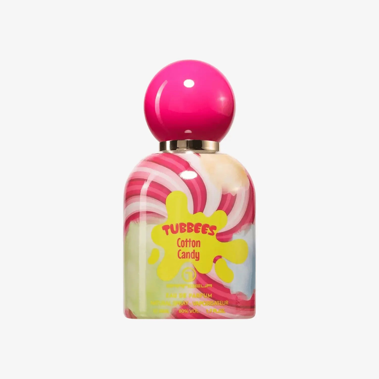 Bilde av parfymeflasken til Cotton Candy Perfume 50ml EDP Tubbees