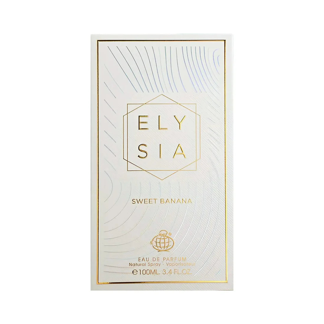 Bilde av esken til Elysia Sweet Banana Parfyme 100ml EDP Fragrance World