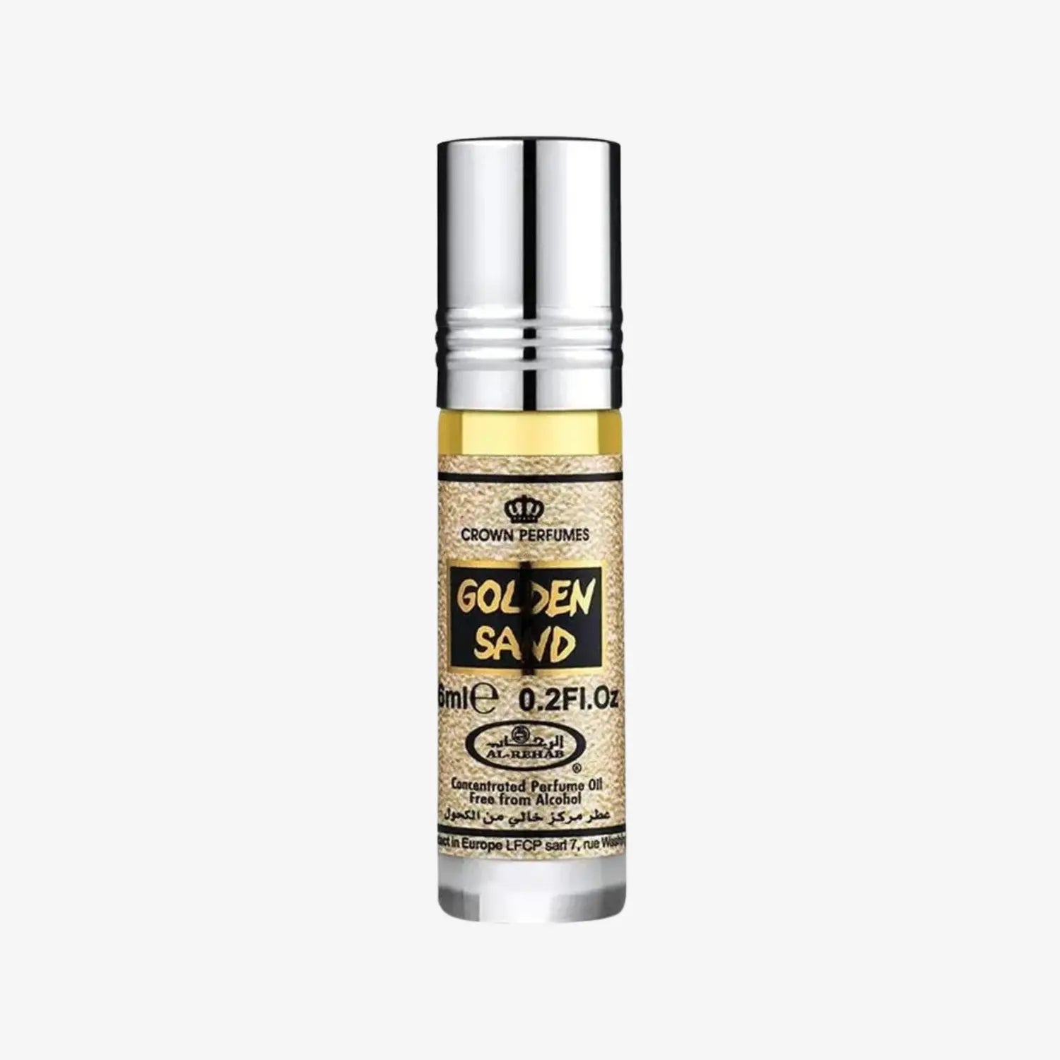 Bilde av flasken til Golden Sand Perfume Oil 6ml Al Rehab