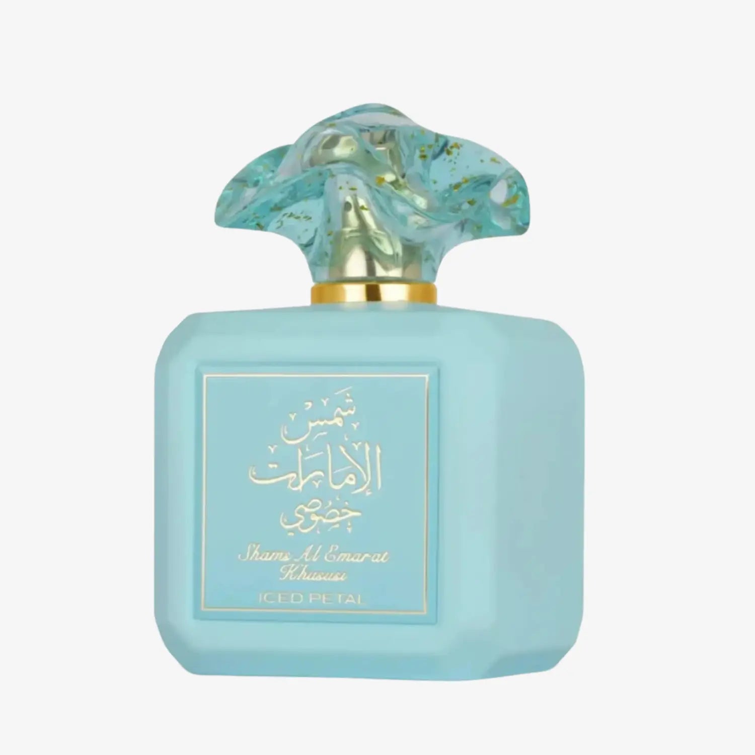Parfymeflasken til Iced Petal Shams Al Emarat Khususi Perfume 100ml EDP Ard Al Zaafaran