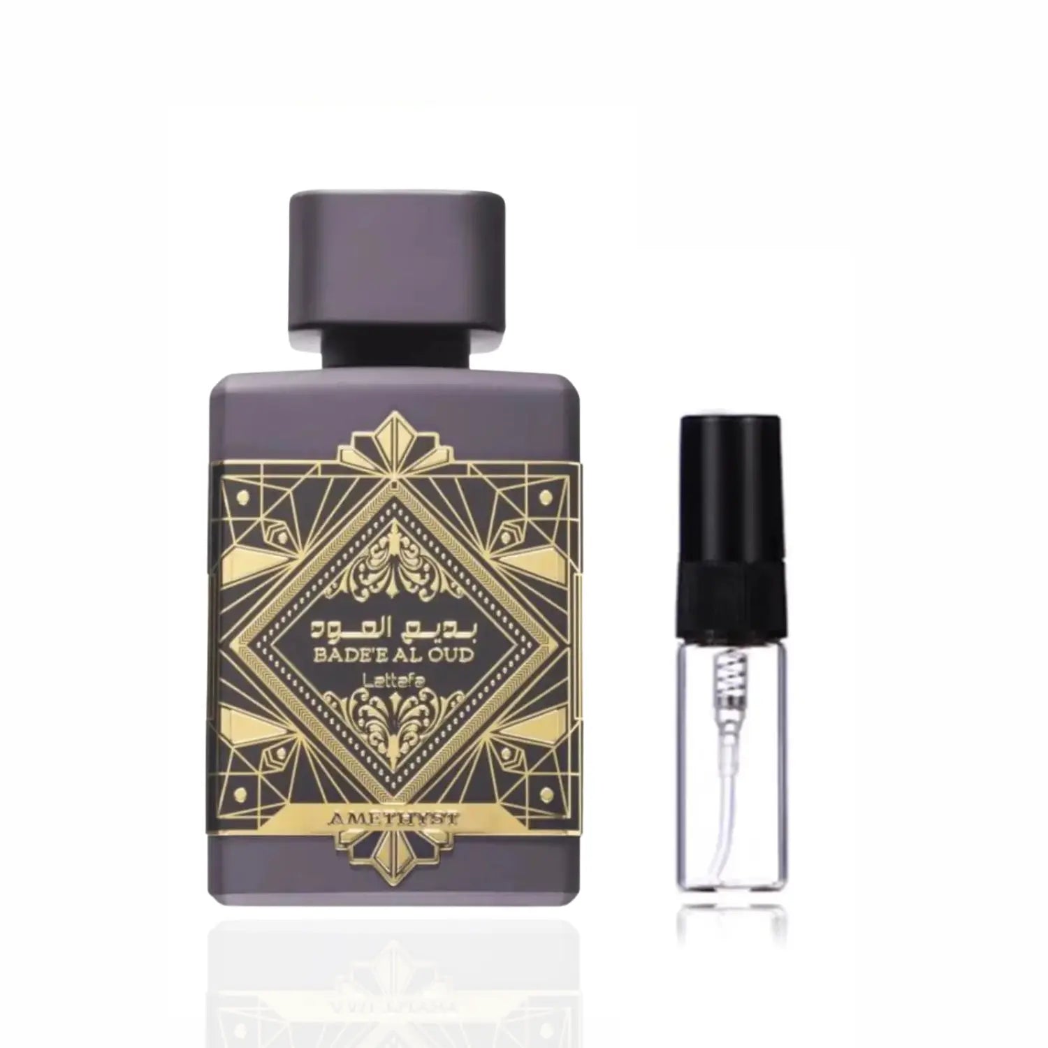 Bilde av Lattafa Badee Al Oud Amethyst parfyme med 3ml test flaske