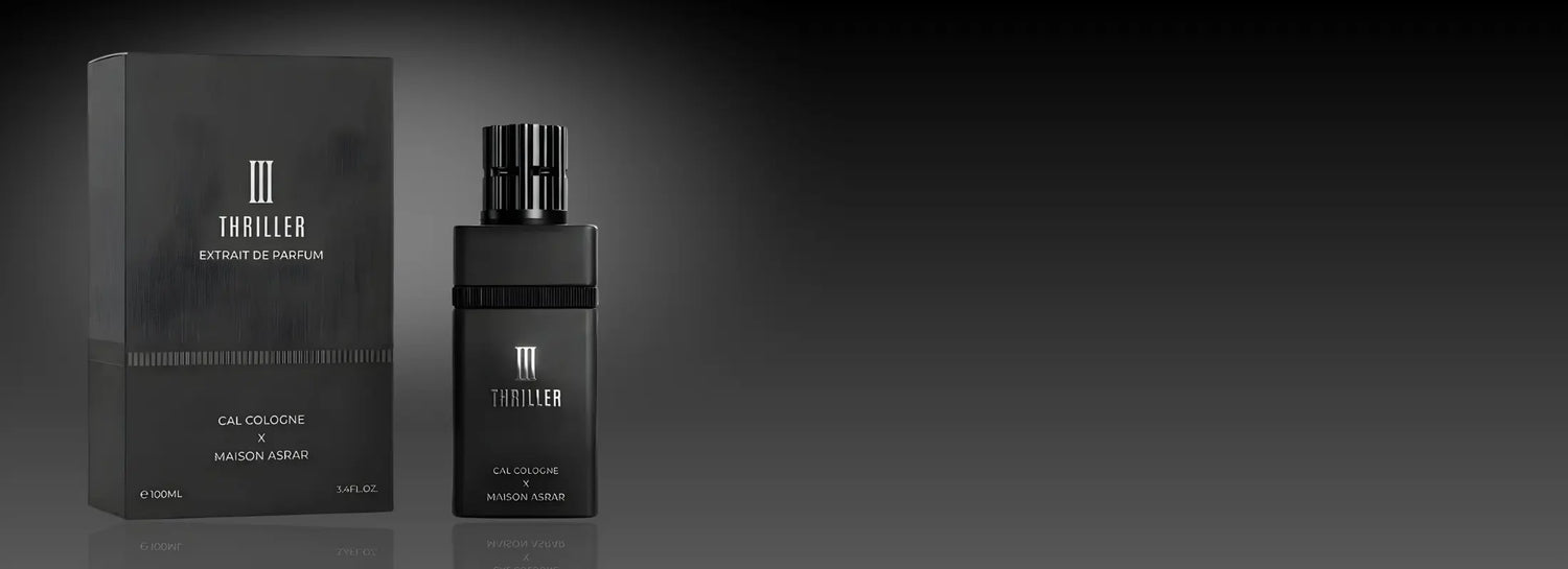 Maison Asrar X Cal Cologne III Thriller - Banner
