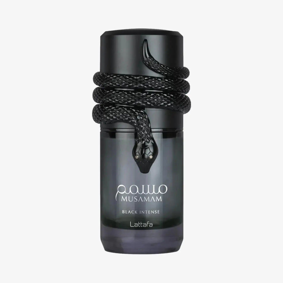 Parfymeflasken til Musamam Black Intense Perfume 100ml EDP Lattafa