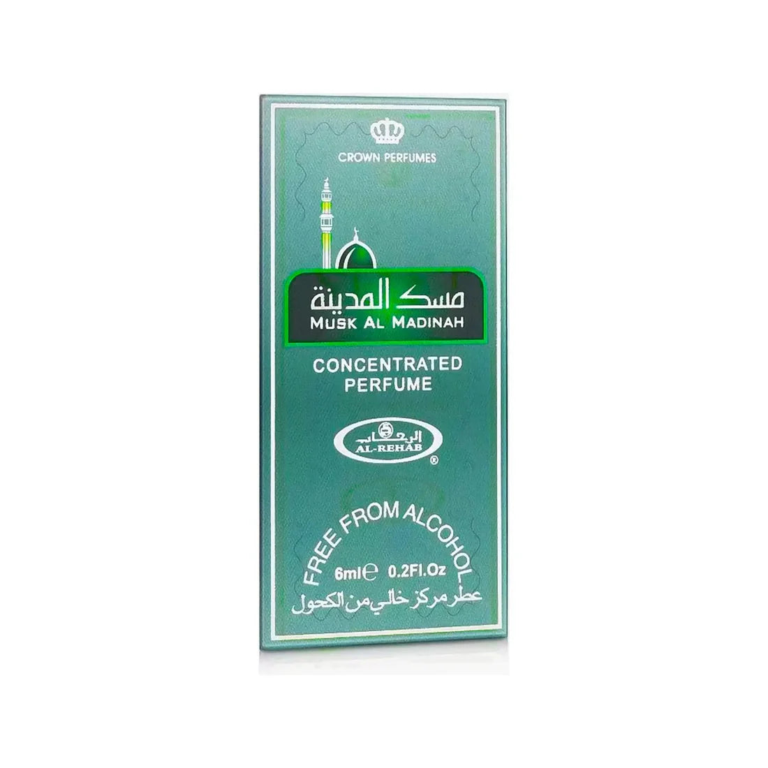 Bilde av esken til Musk Al Madinah Perfume Oil 6ml Al Rehab