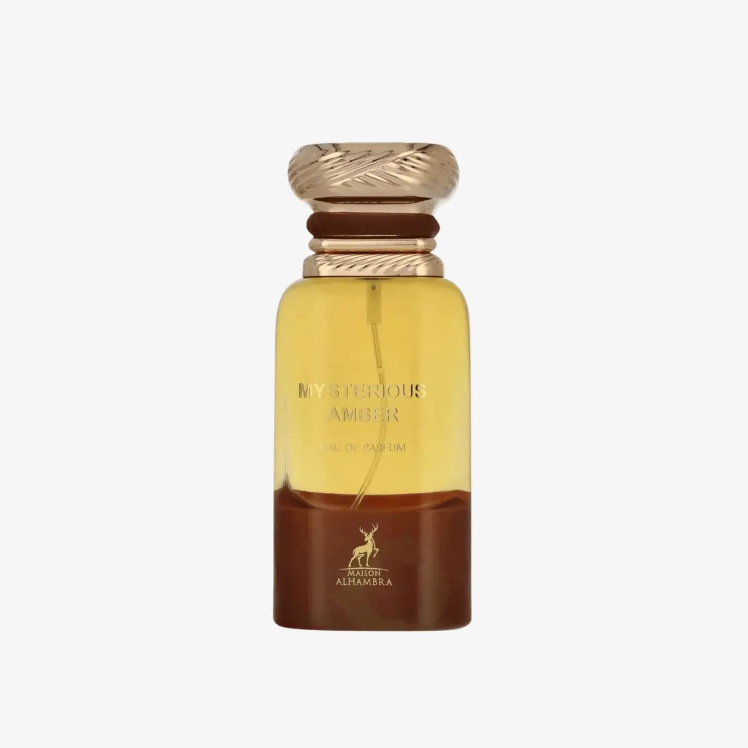 Bilde av parfymeflasken til Mysterious Amber Perfume 80ml EDP Maison Alhambra