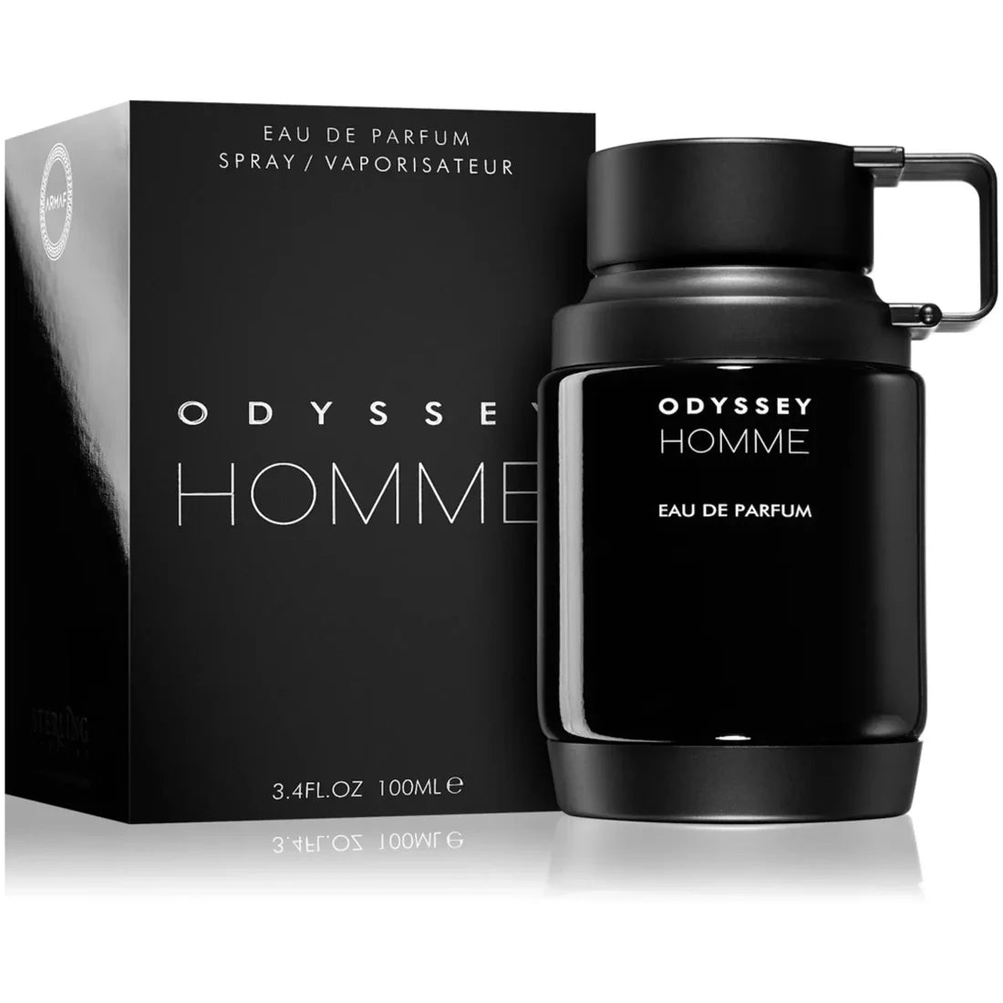 Esken og Parfymeflasken til Armaf Odyssey Homme parfyme