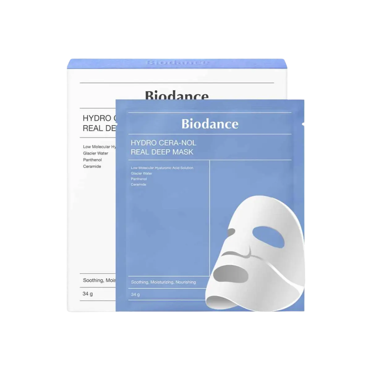 Parfyme Paradiset AS - Biodance – Hydro Cera-Nol Real Deep Mask, 34g x 4pcs