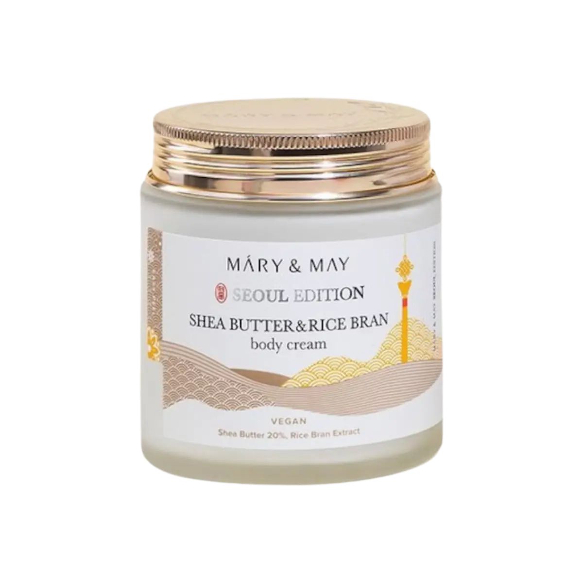 Parfyme Paradiset AS - Mary & May – Shea Butter & Rice Bran Body Cream Seoul Edition – 250ml
