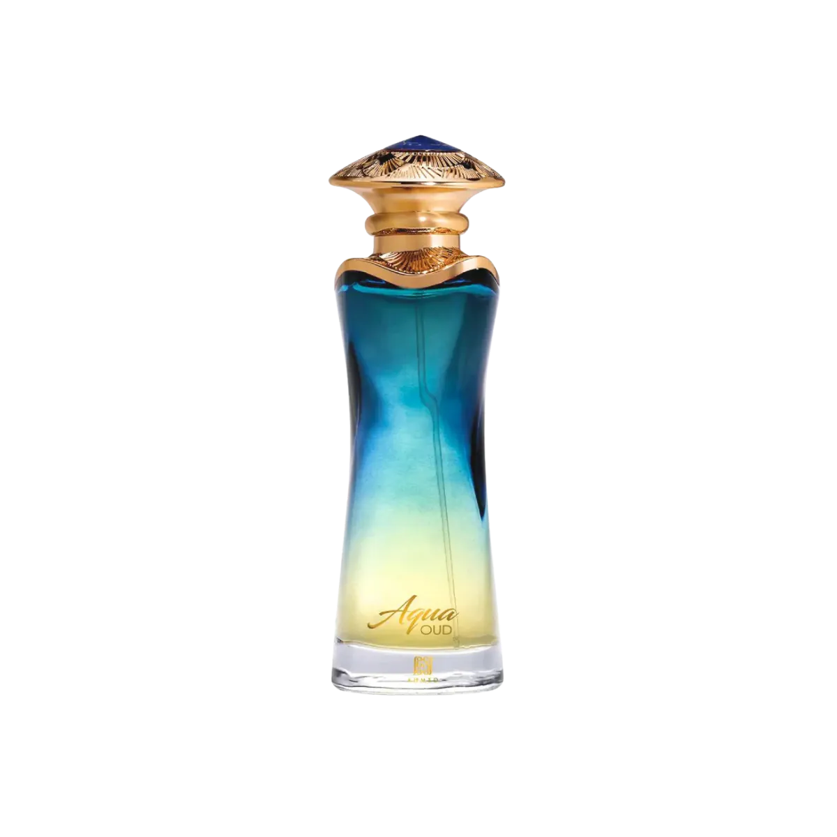 Parfymeflasken til AHMED AL MAGHRIBI Aqua Oud parfyme