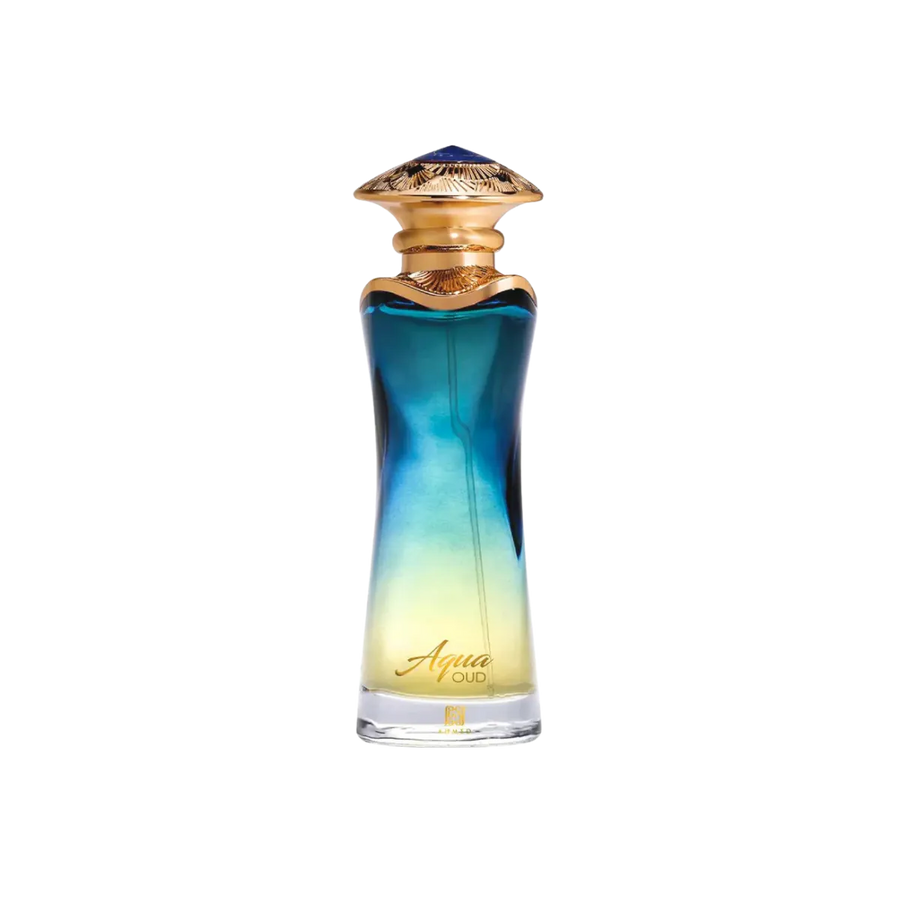 Parfymeflasken til AHMED AL MAGHRIBI Aqua Oud parfyme