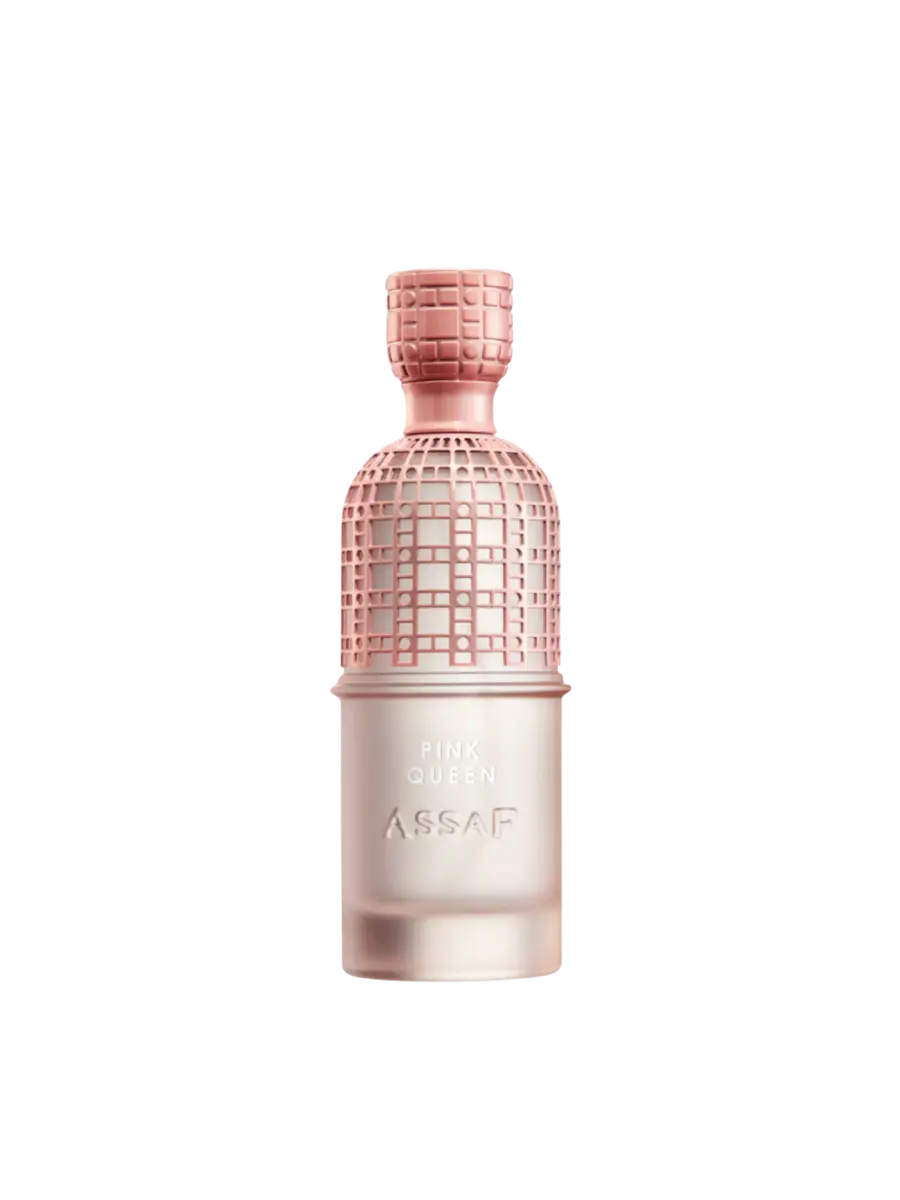 Parfymeflasken til ASSAF Pink Queen parfyme
