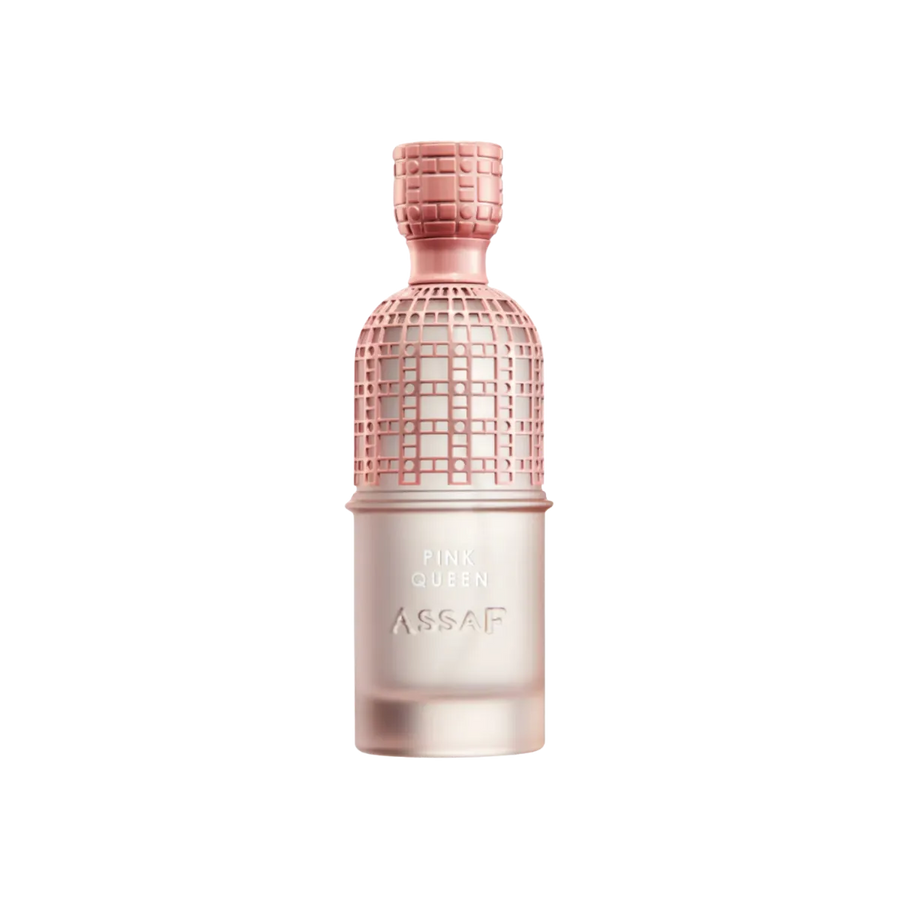 Parfymeflasken til ASSAF Pink Queen parfyme