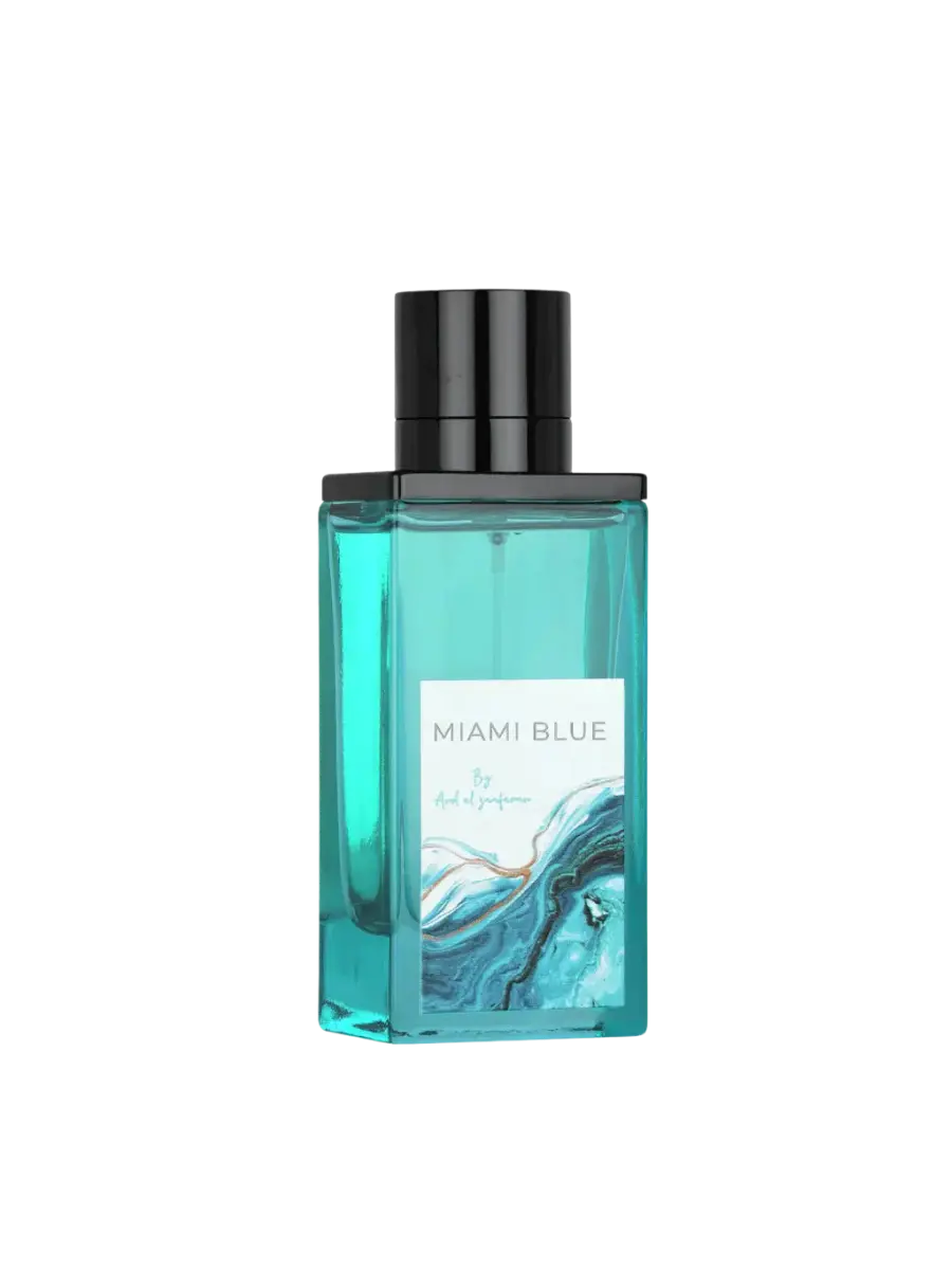 Parfymeflasken til Ard Al Zaafaran Miami Blue Parfyme