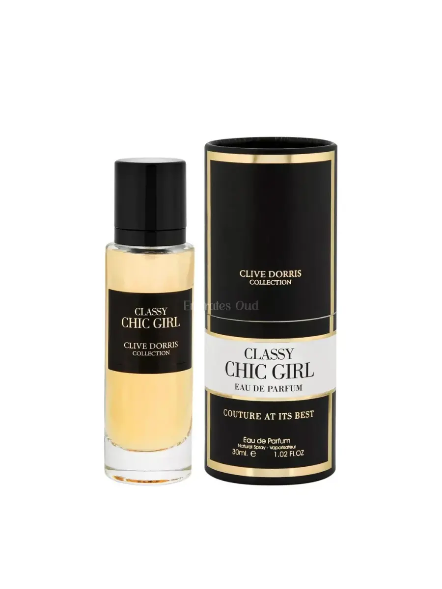 Parfymeflasken til CLIVE DORRIS Classy Chic Girl Parfyme