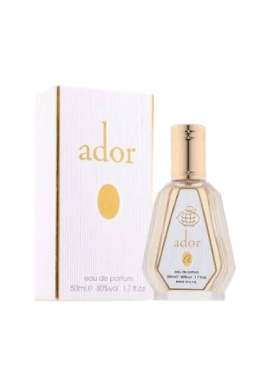 Parfymeflasken til Fragrance World Ador 50ml Parfyme