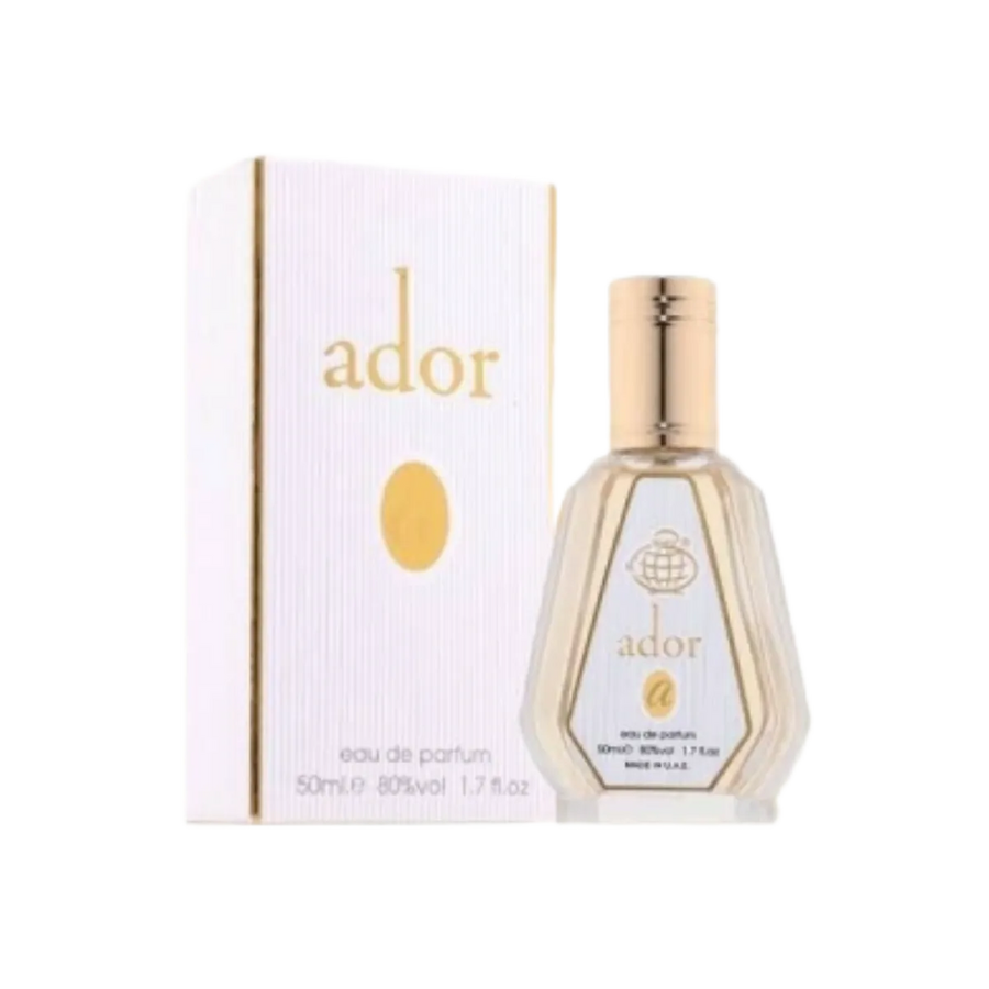 Parfymeflasken til Fragrance World Ador 50ml Parfyme