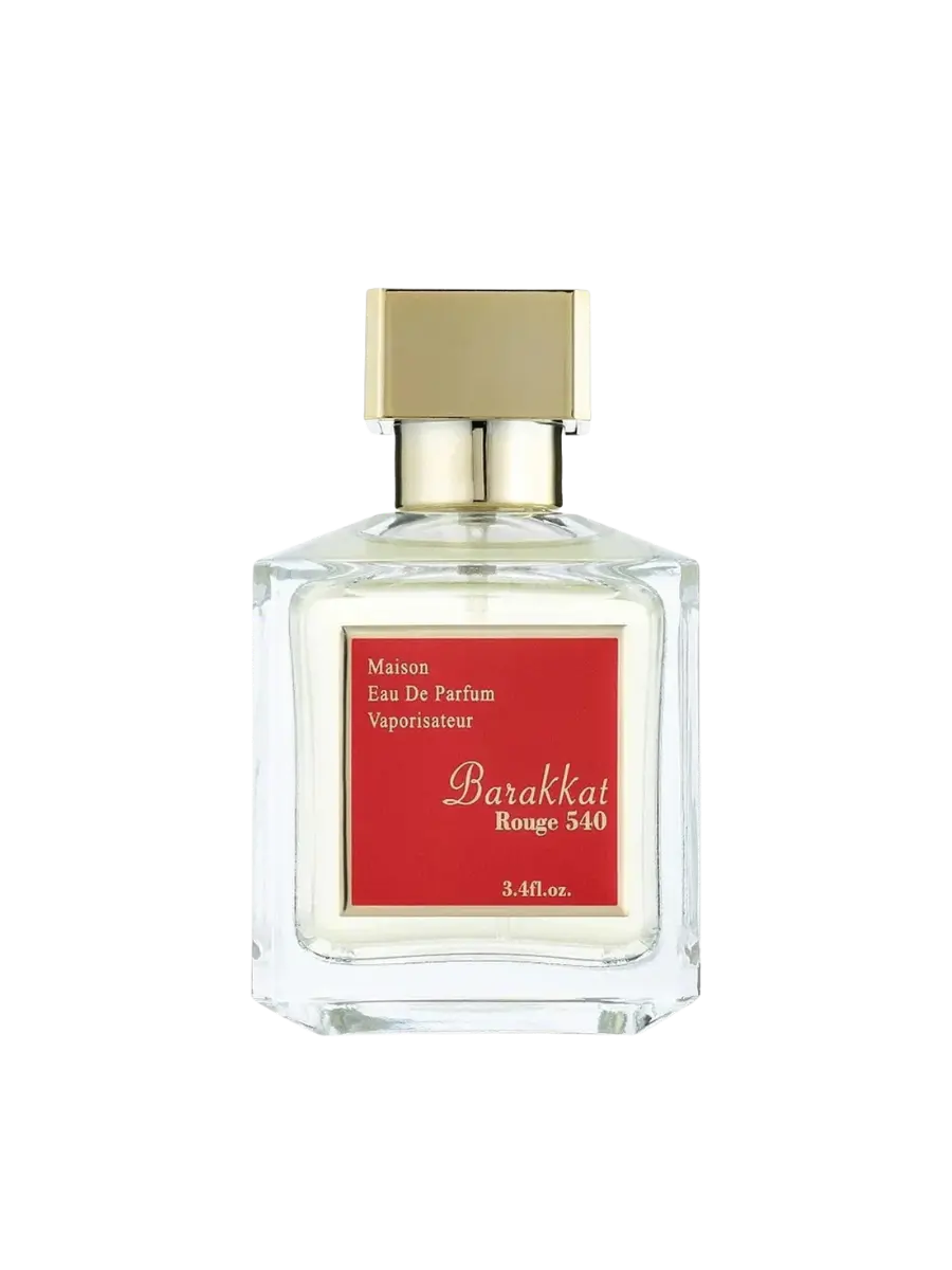 Parfymeflasken til Fragrance World Barakkat Rouge 540 Parfyme