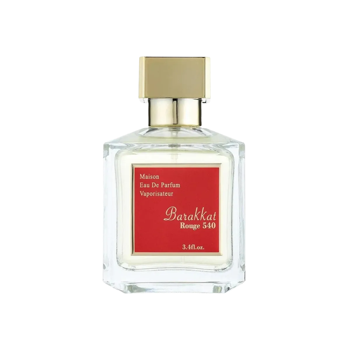 Parfymeflasken til Fragrance World Barakkat Rouge 540 Parfyme