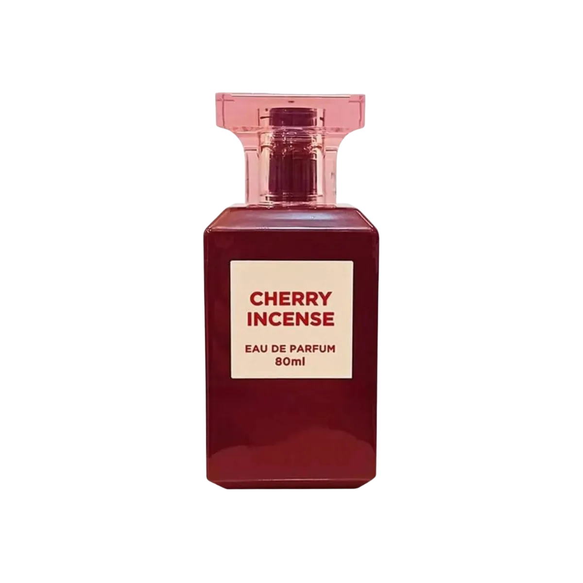 Parfymeflasken til Fragrance World Cherry Incense Parfyme