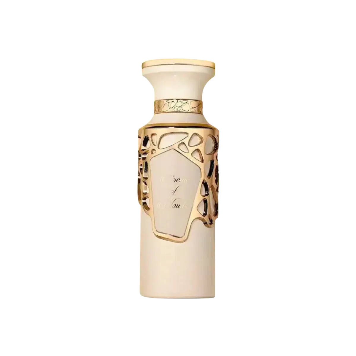 Parfymeflasken til Fragrance World Creme of Clouds Parfyme