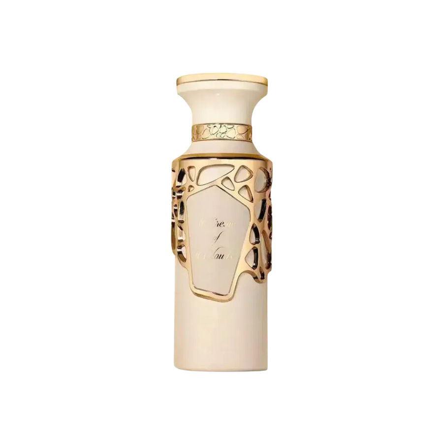 Parfymeflasken til Fragrance World Creme of Clouds Parfyme