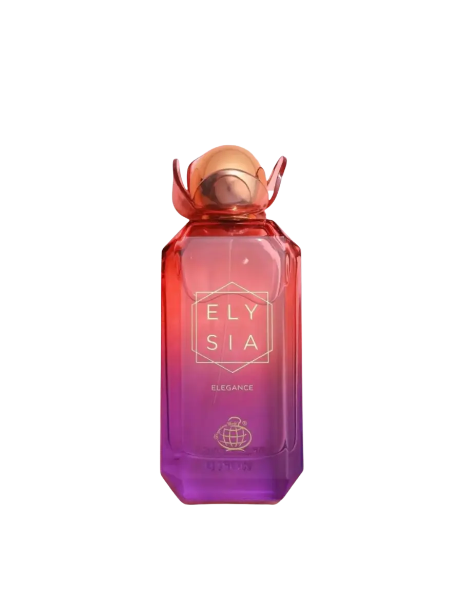 Parfymeflasken til Fragrance World Elysia Elegance Parfyme