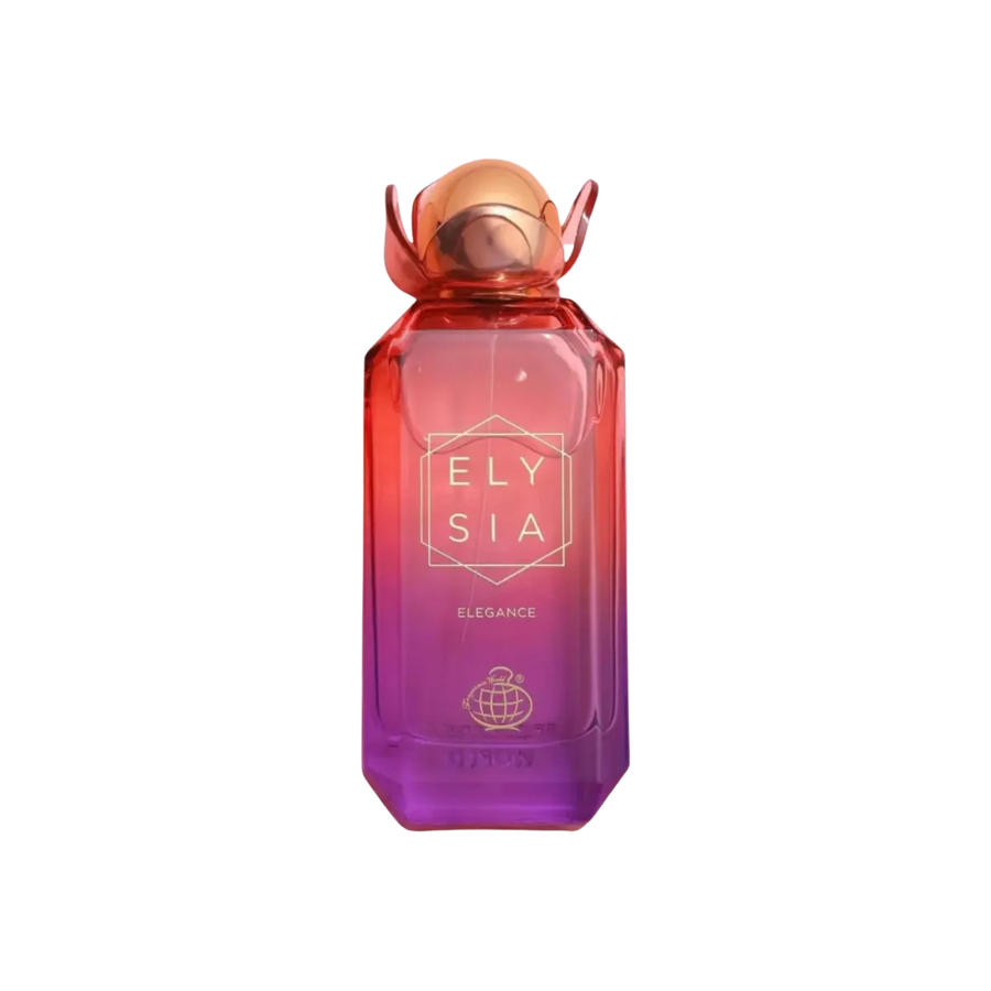 Parfymeflasken til Fragrance World Elysia Elegance Parfyme