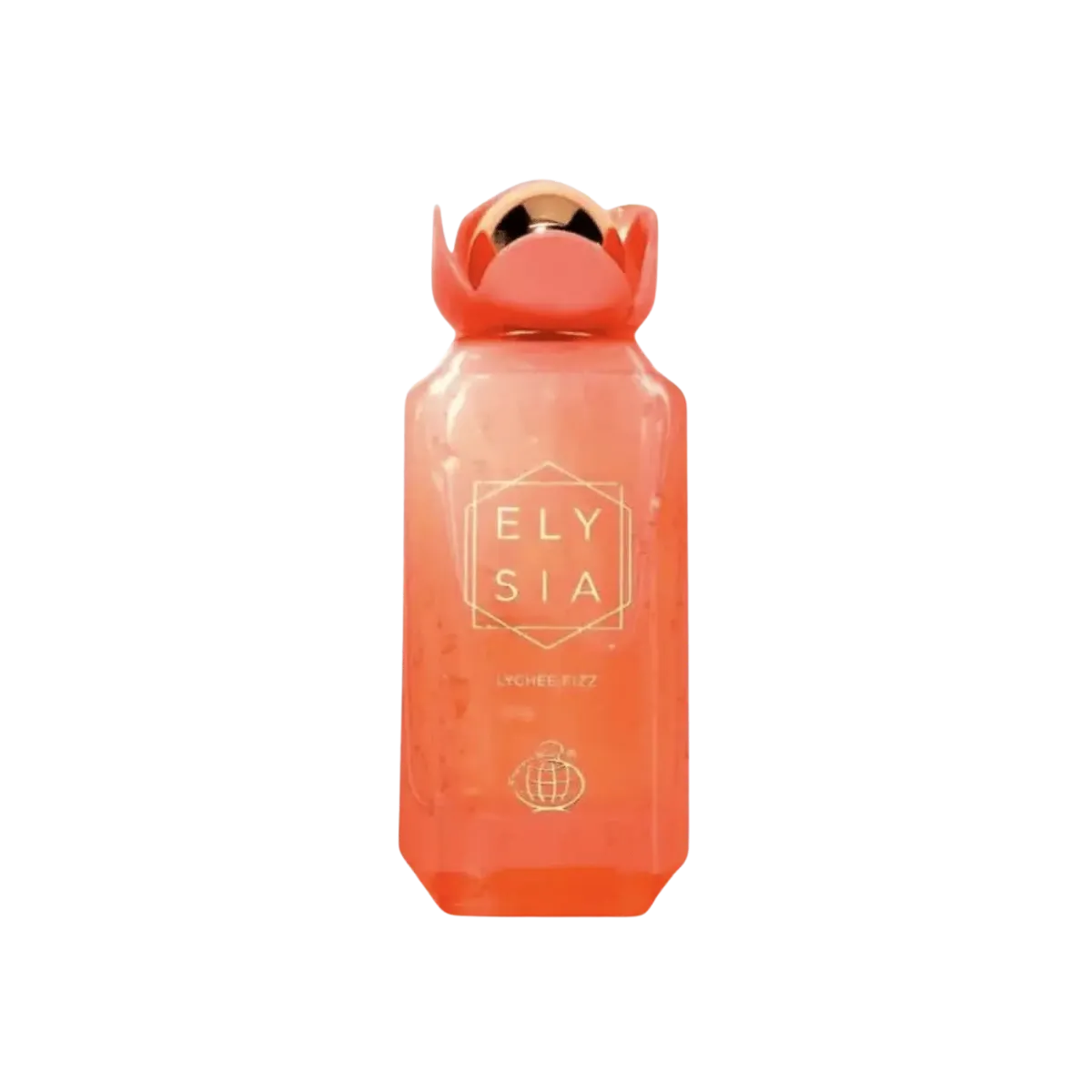 Parfymeflasken til Fragrance World Elysia Lychee Fizz Parfyme