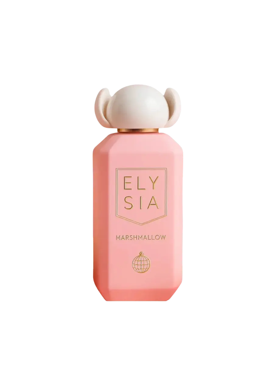 Parfymeflasken til Fragrance World Elysia Marshmallow Parfyme