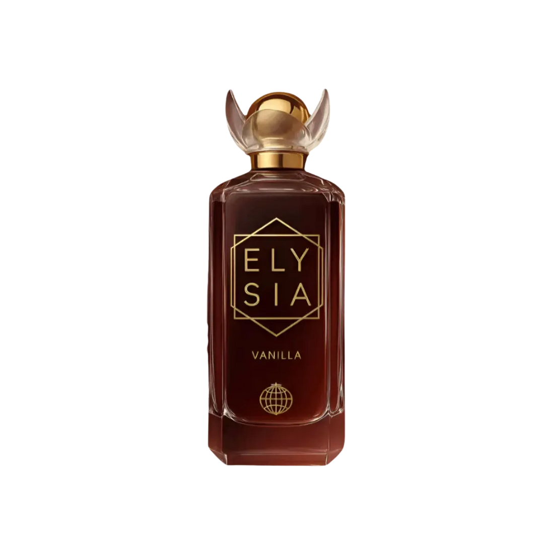 Parfymeflasken til Fragrance World Elysia Vanilla Parfyme