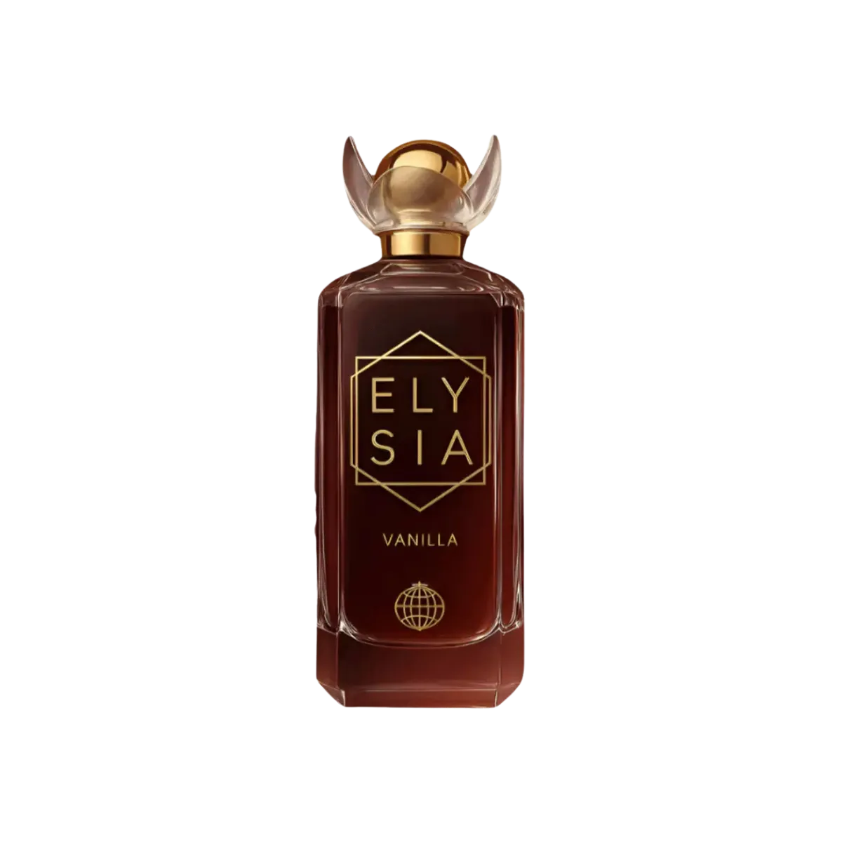 Parfymeflasken til Fragrance World Elysia Vanilla Parfyme