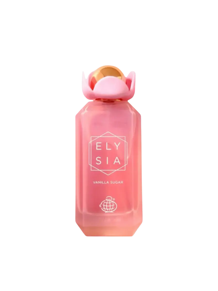 Parfymeflasken til Fragrance World Elysia Vanilla Sugar Parfyme