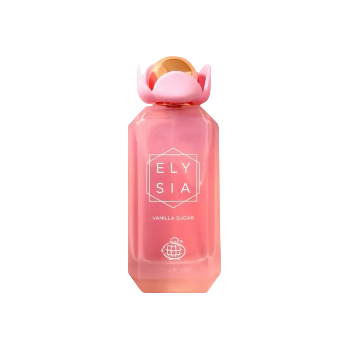 Parfymeflasken til Fragrance World Elysia Vanilla Sugar Parfyme