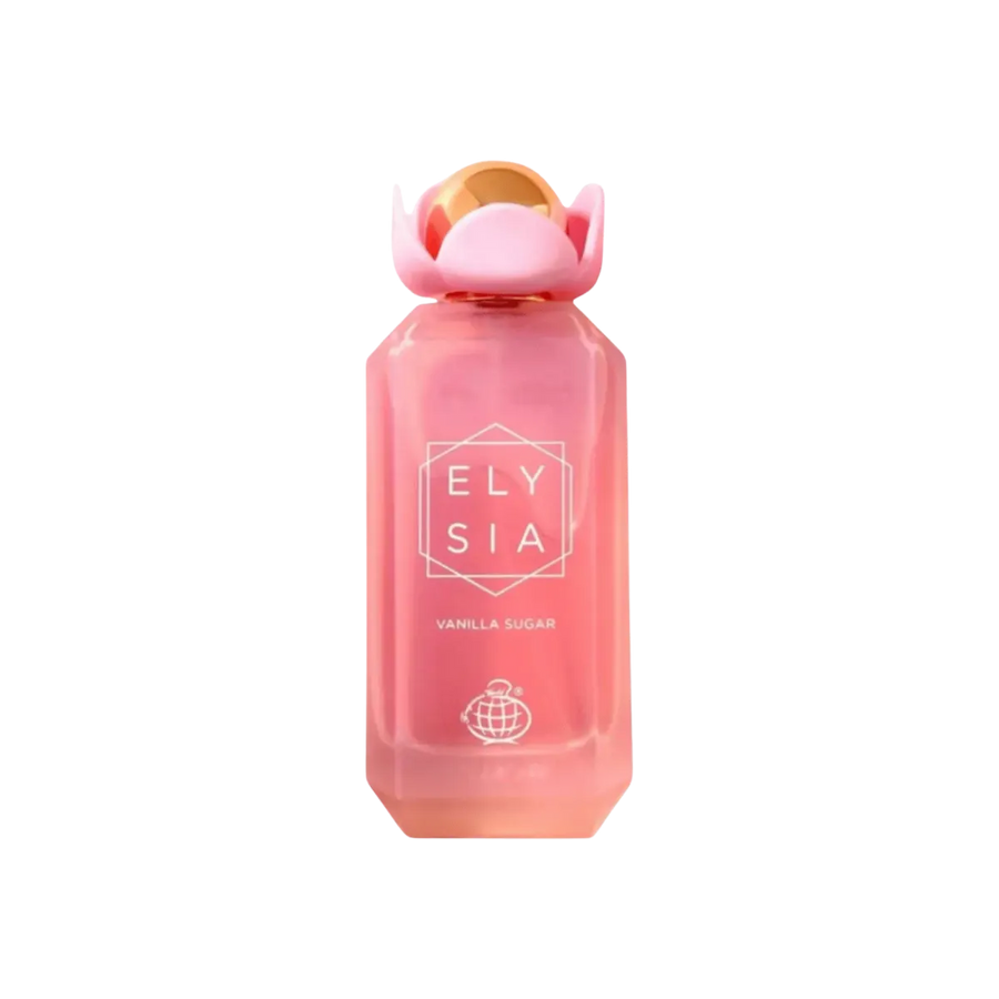 Parfymeflasken til Fragrance World Elysia Vanilla Sugar Parfyme
