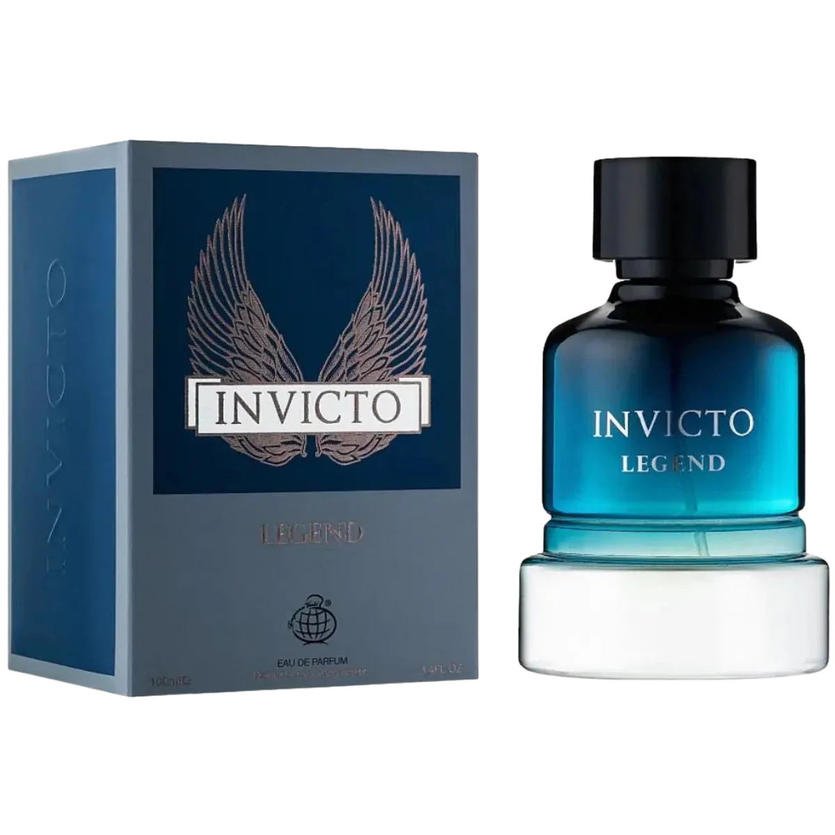 Parfymeflasken til Fragrance World Invicto Legend Parfyme