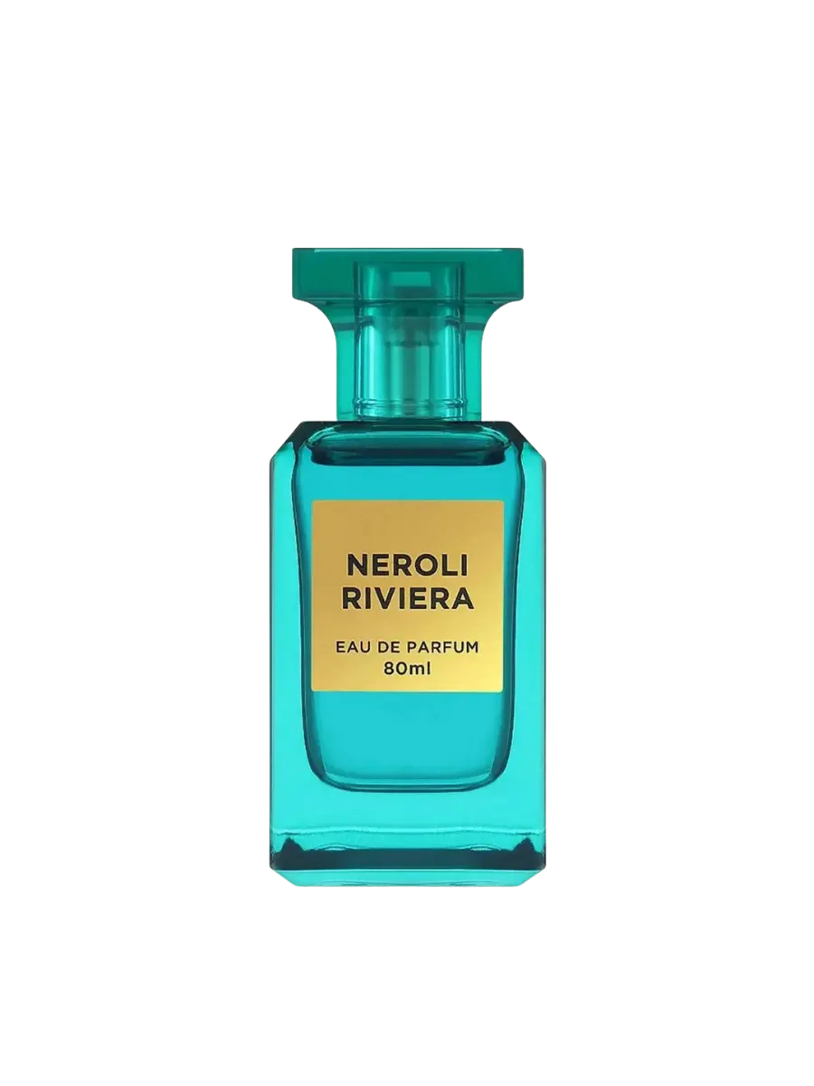 Parfymeflasken til Fragrance World Neroli Riviera Parfyme
