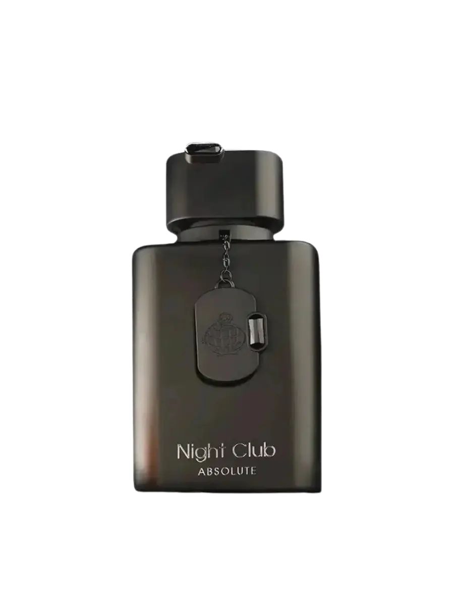 Parfymeflasken til Fragrance World Night Club Absolute Parfyme