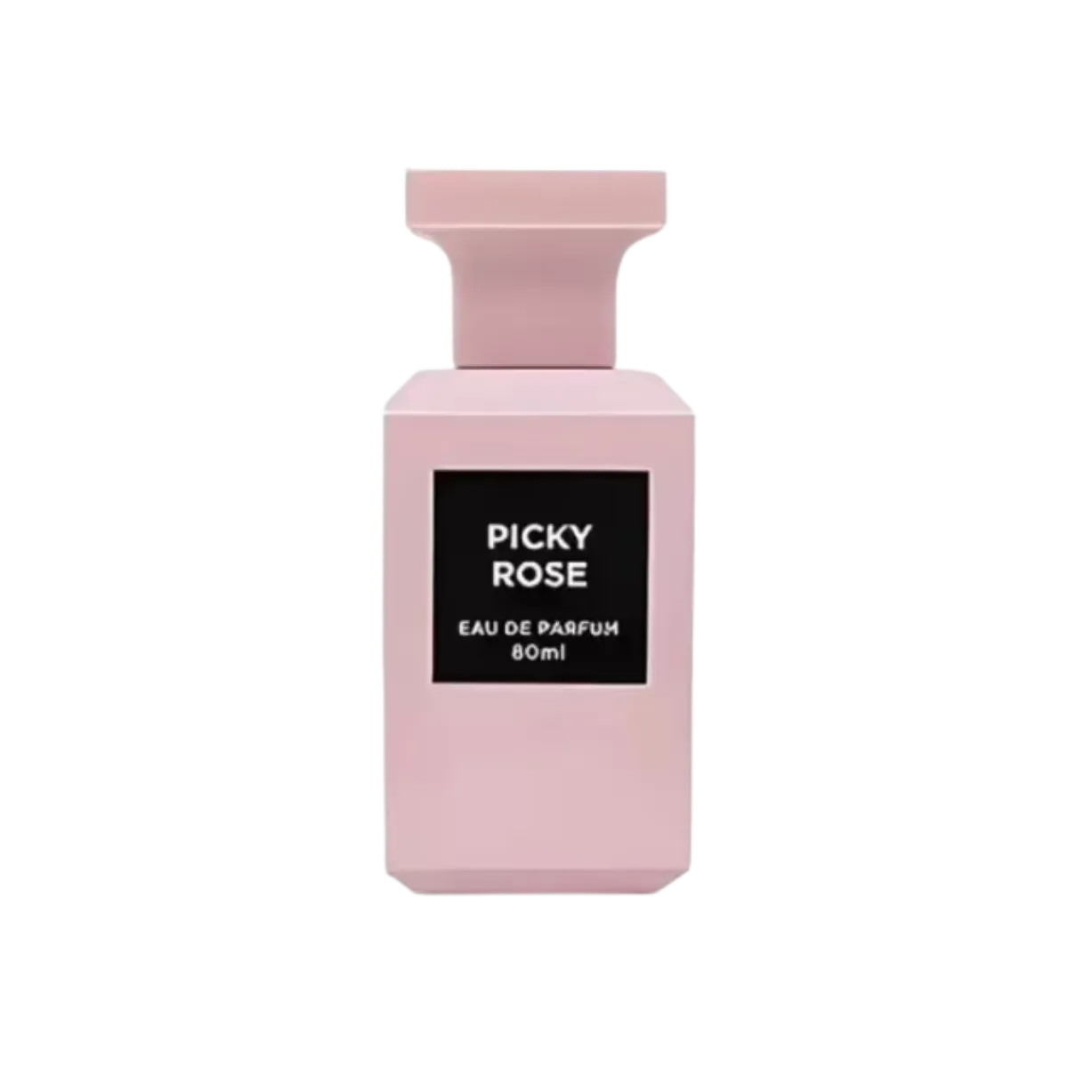 Parfymeflasken til Fragrance World Picky Rose Parfyme
