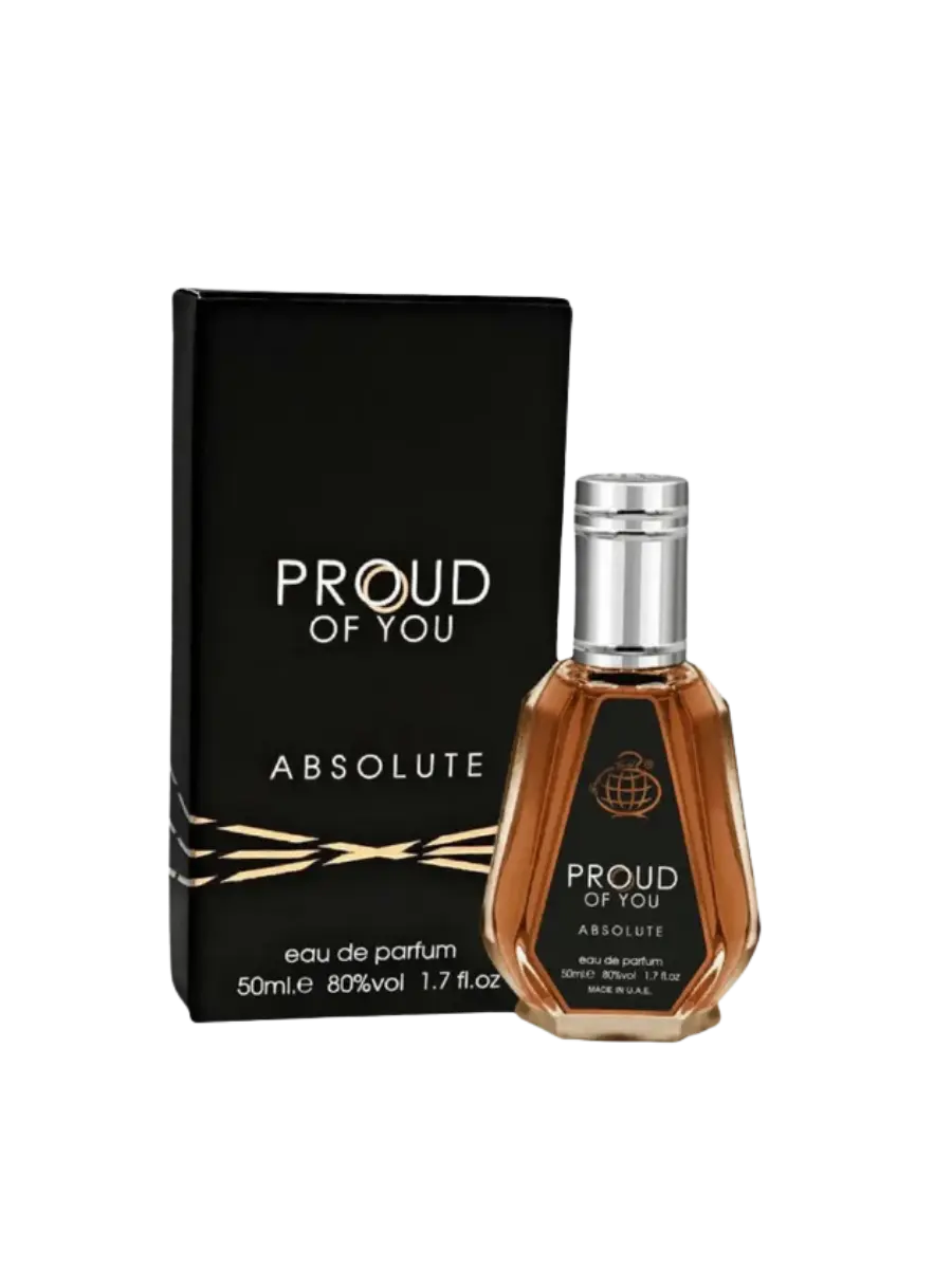 Parfymeflasken til Fragrance World Proud Of You Absolute 50ml Parfyme (1)