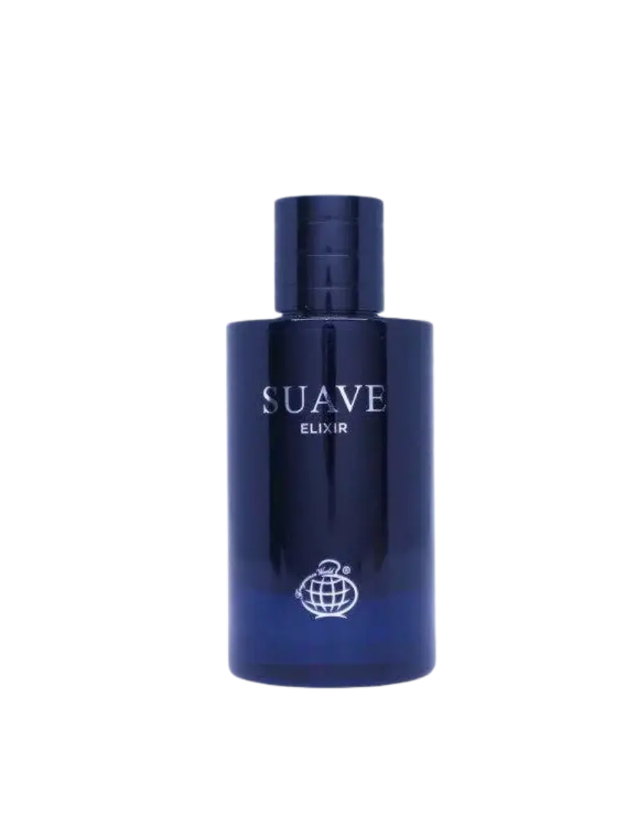 Parfymeflasken til Fragrance World Suave Elixir Parfyme