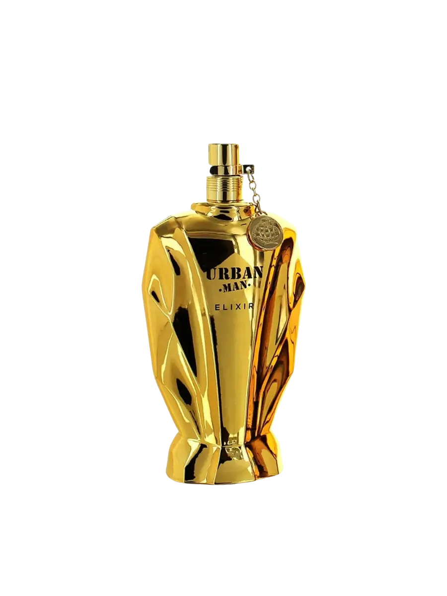 Parfymeflasken til Fragrance World Urban Man Elixir Parfyme