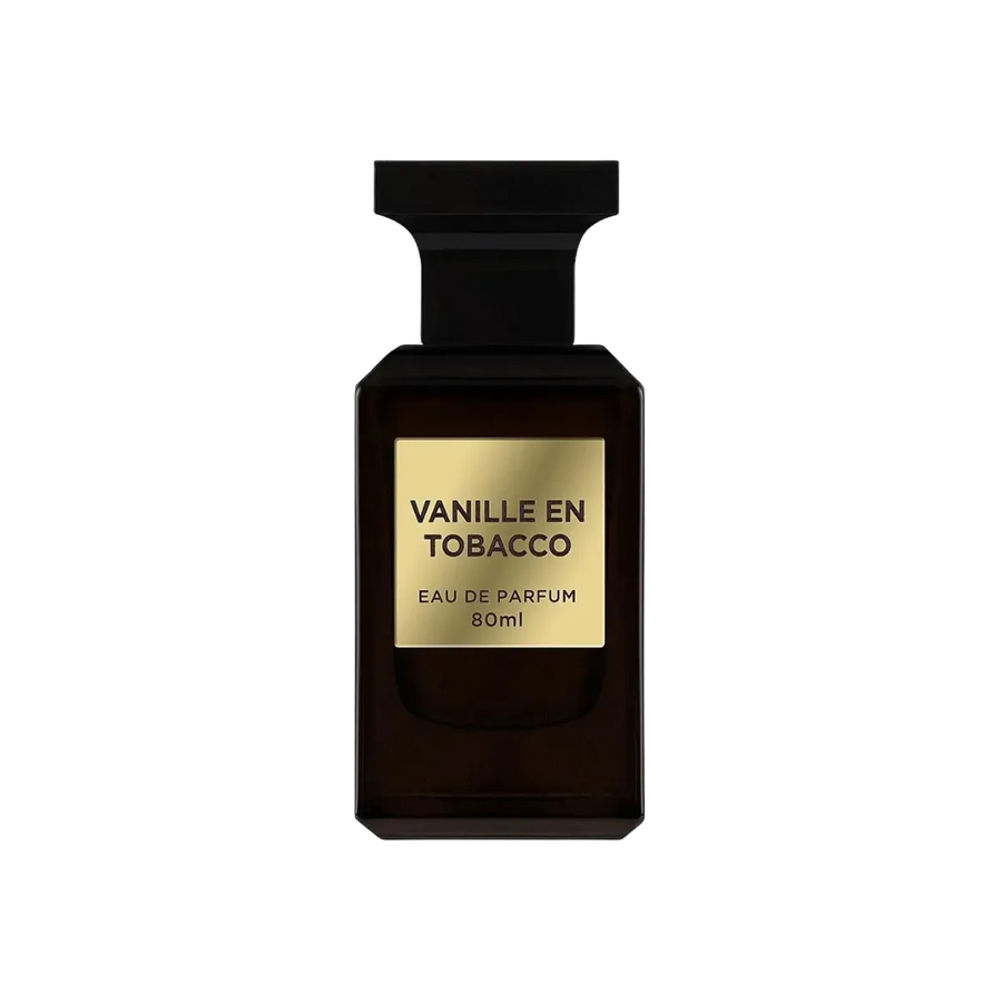 Parfymeflasken til Fragrance World Vanillen En Tobacco Parfyme