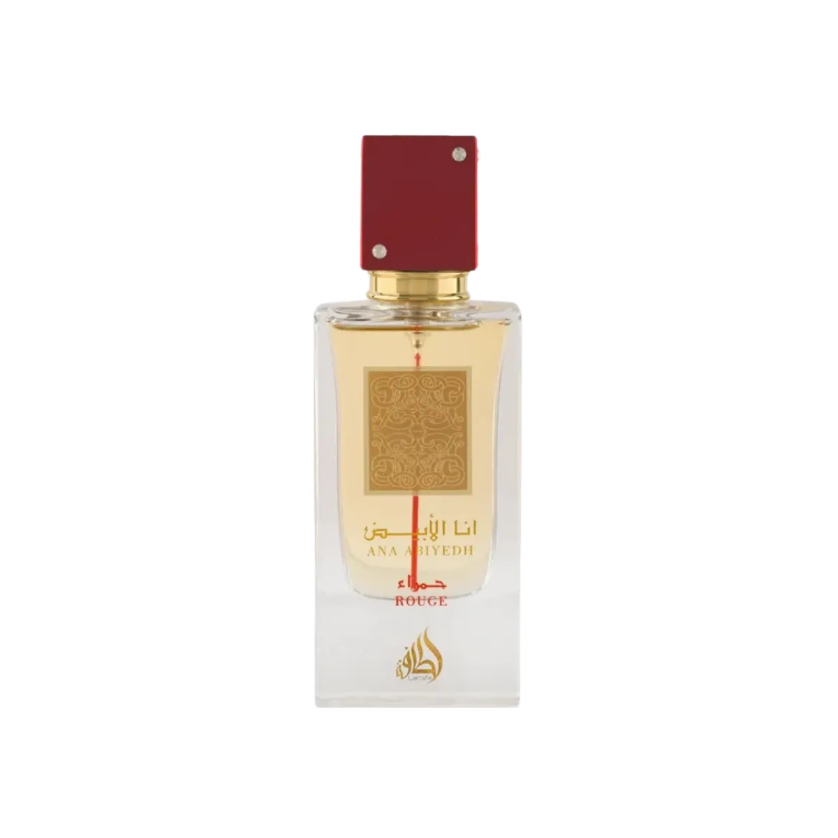 Parfymeflasken til Lattafa Ana Abiyedh Rouge Parfyme