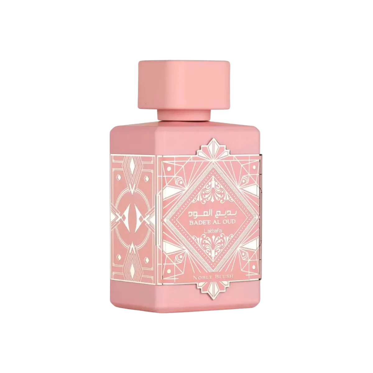Parfymeflasken til Lattafa Badee Al Oud Noble Blush Parfyme