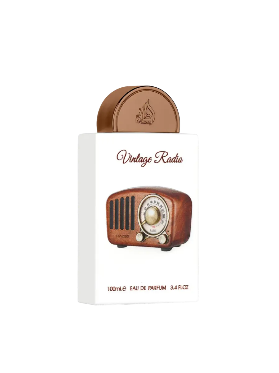 Parfymeflasken til Lattafa Vintage Radio Parfyme