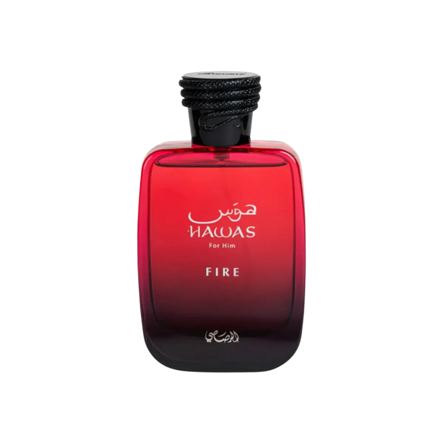 Parfymeflasken til RASASI Hawas Fire Parfyme
