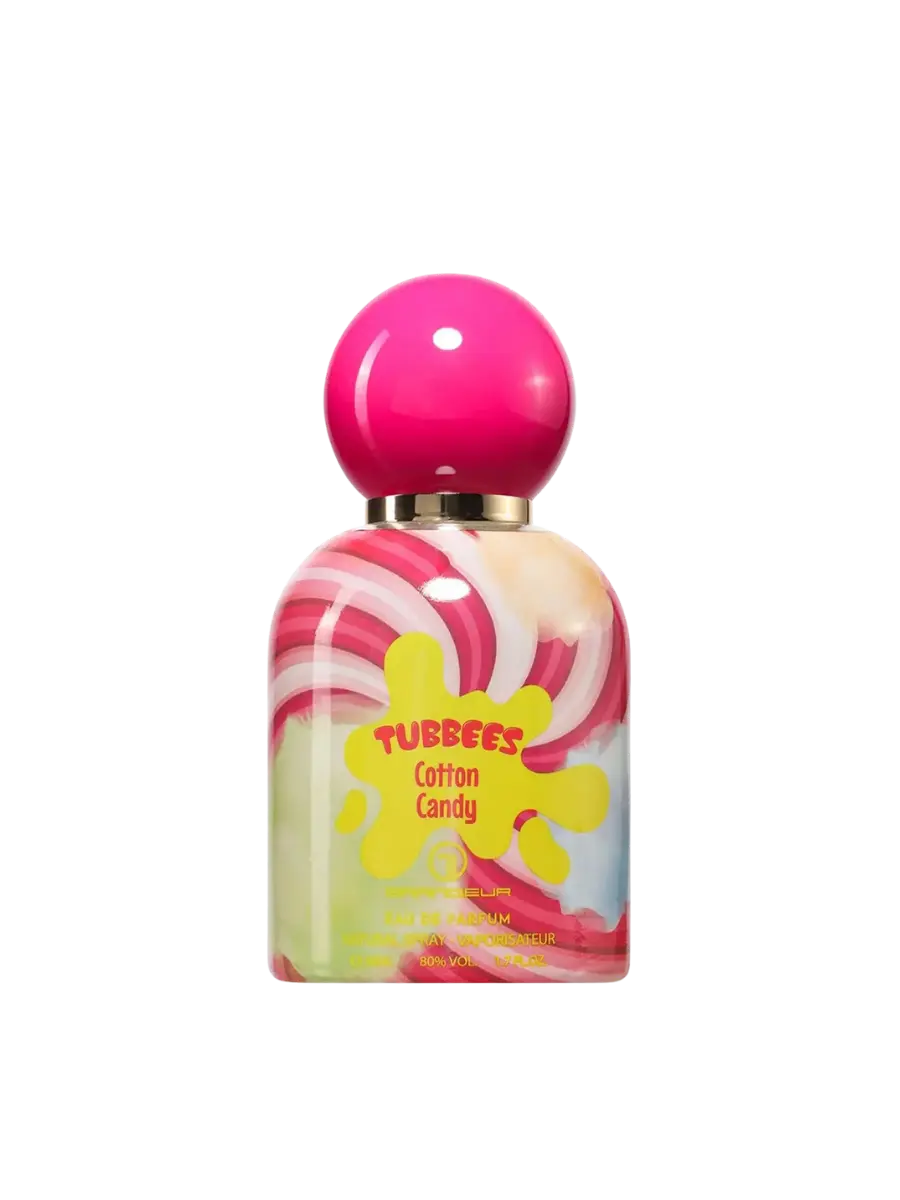 Parfymeflasken til TUBBEES Cotton Candy parfyme